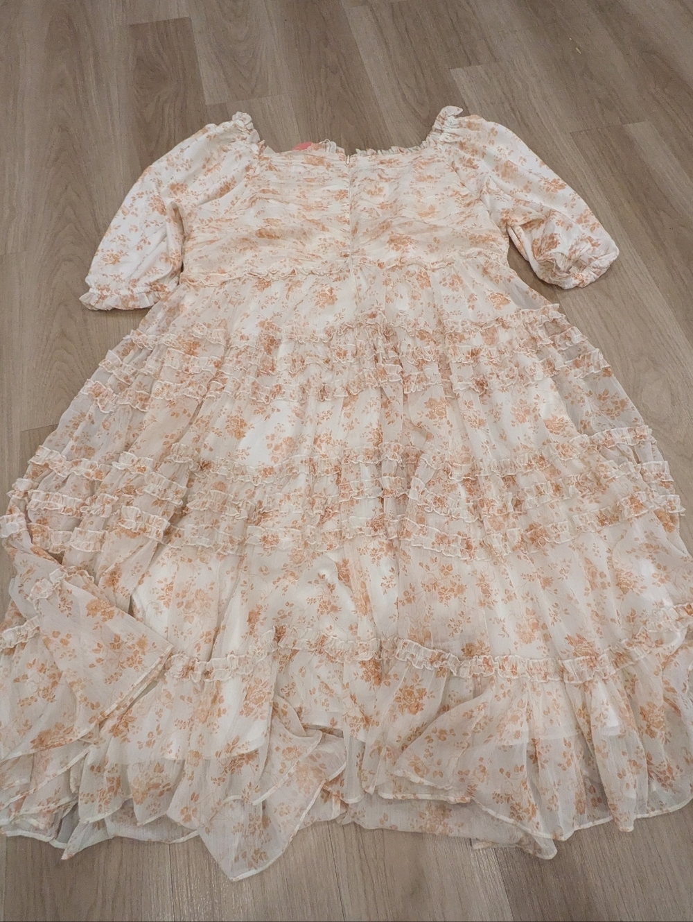 Ivy City Dream And Orange Floral Dress Size 3XL NWT - Picture 7 of 7